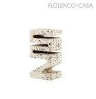 Cave Stone Pattern Letters Ornament B