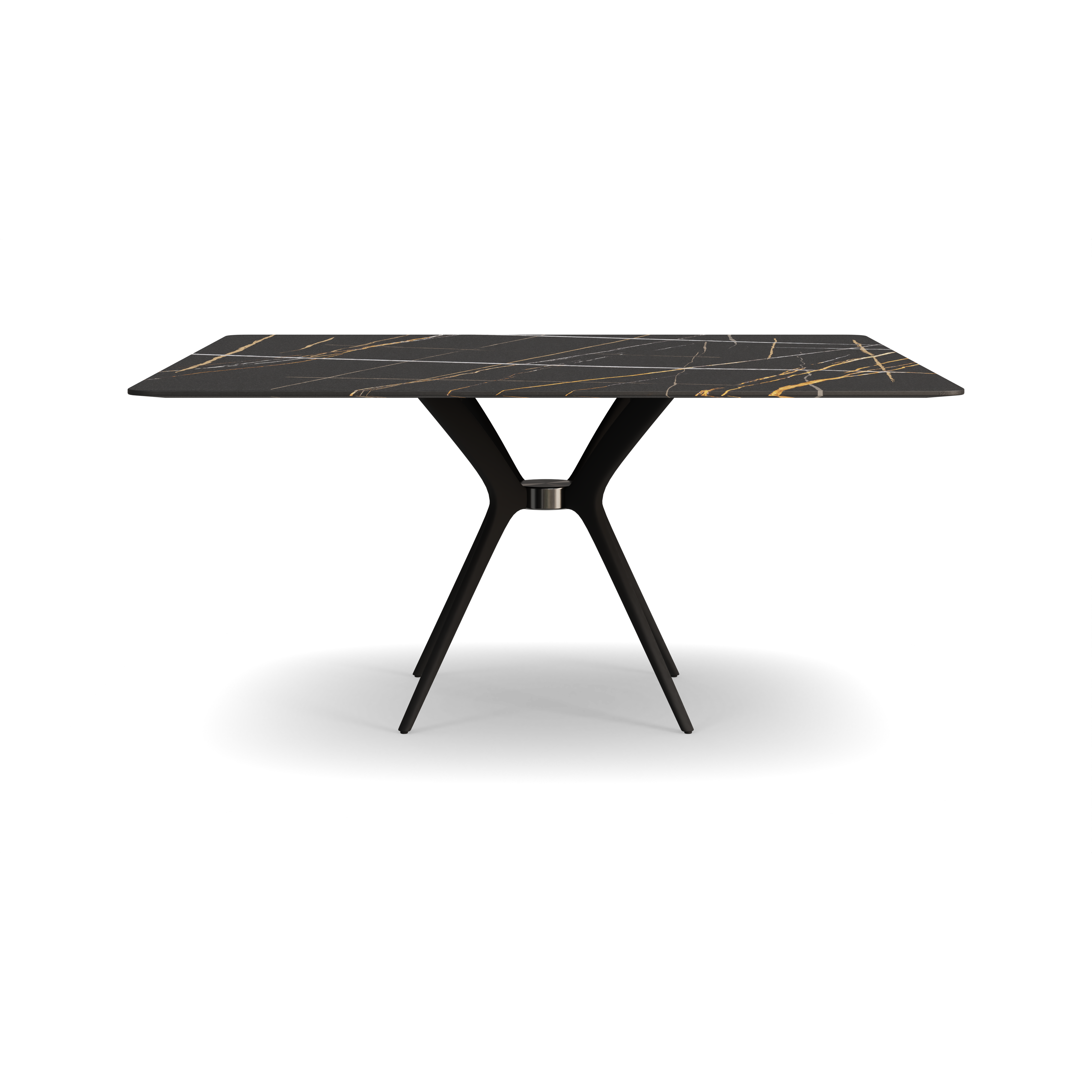 Icon Square Dining Table Black