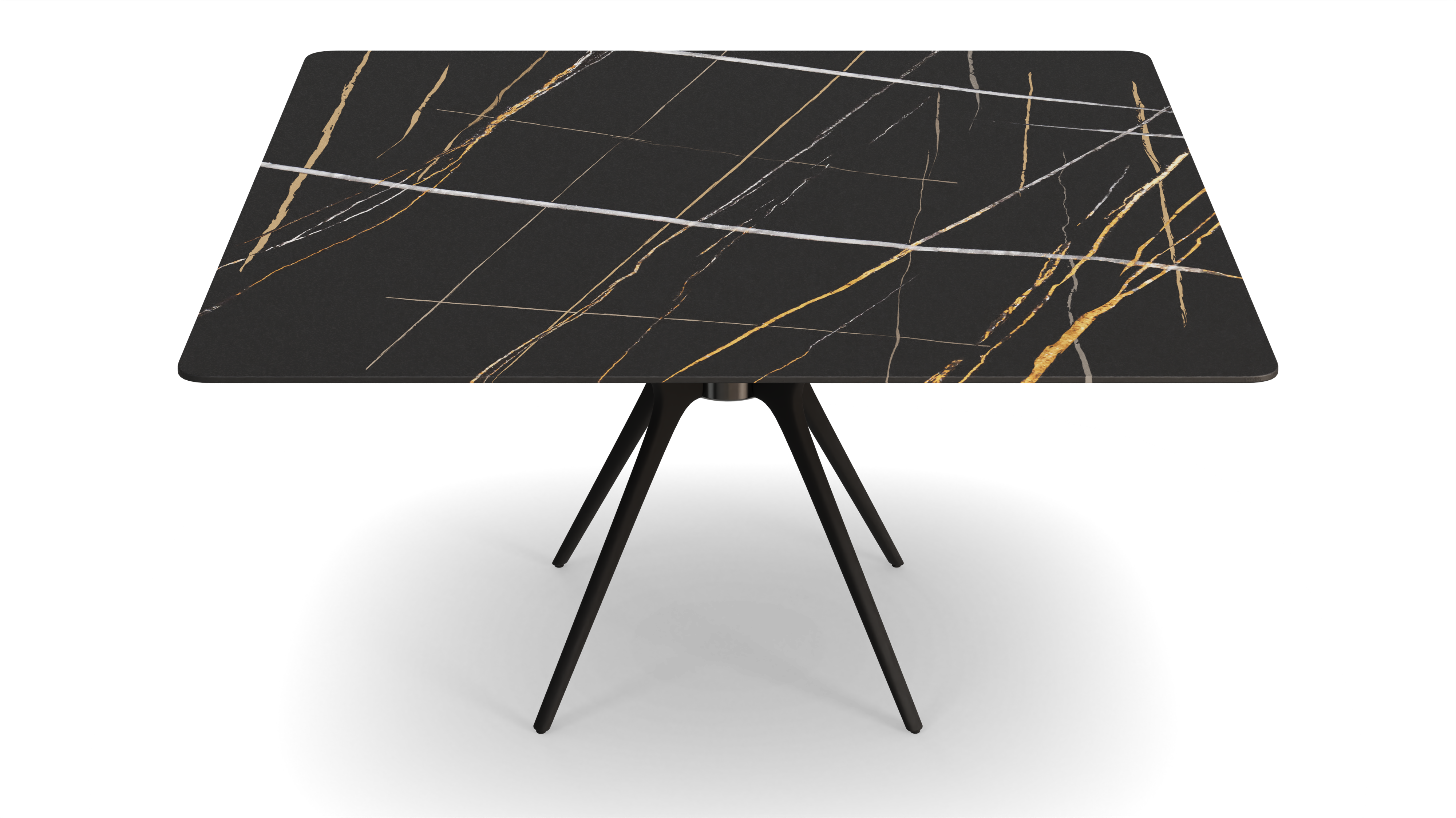 Icon Square Dining Table Black