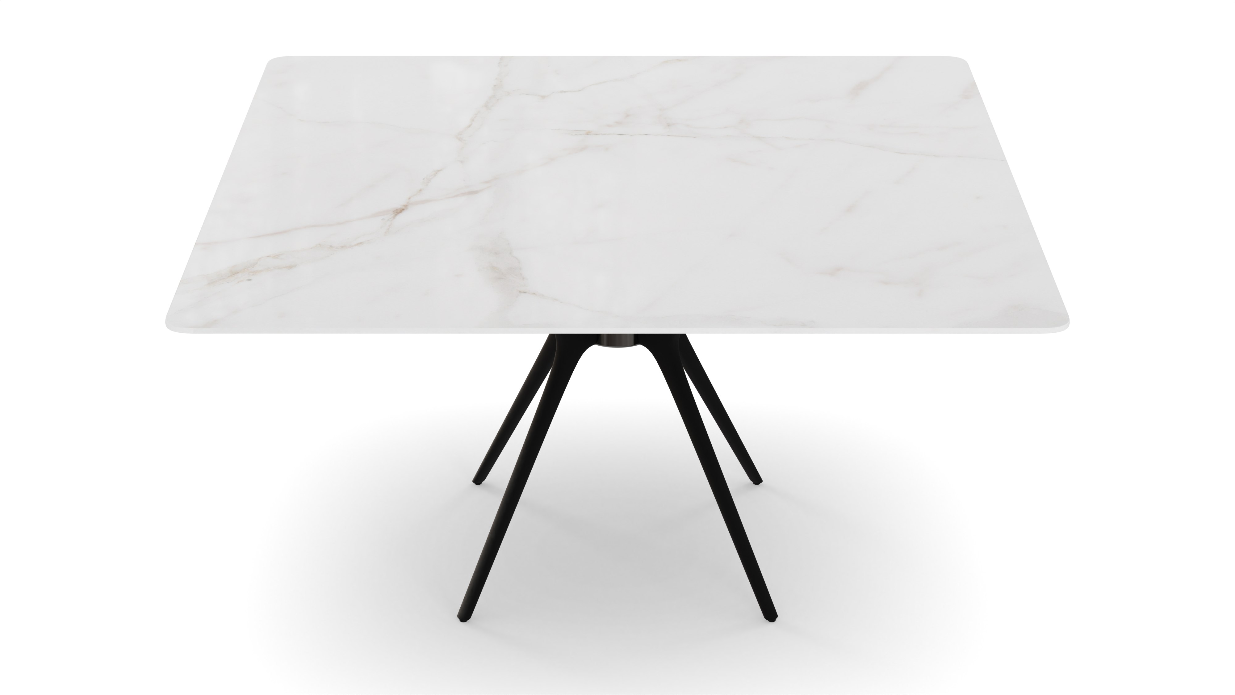 Icon Square Dining Table White