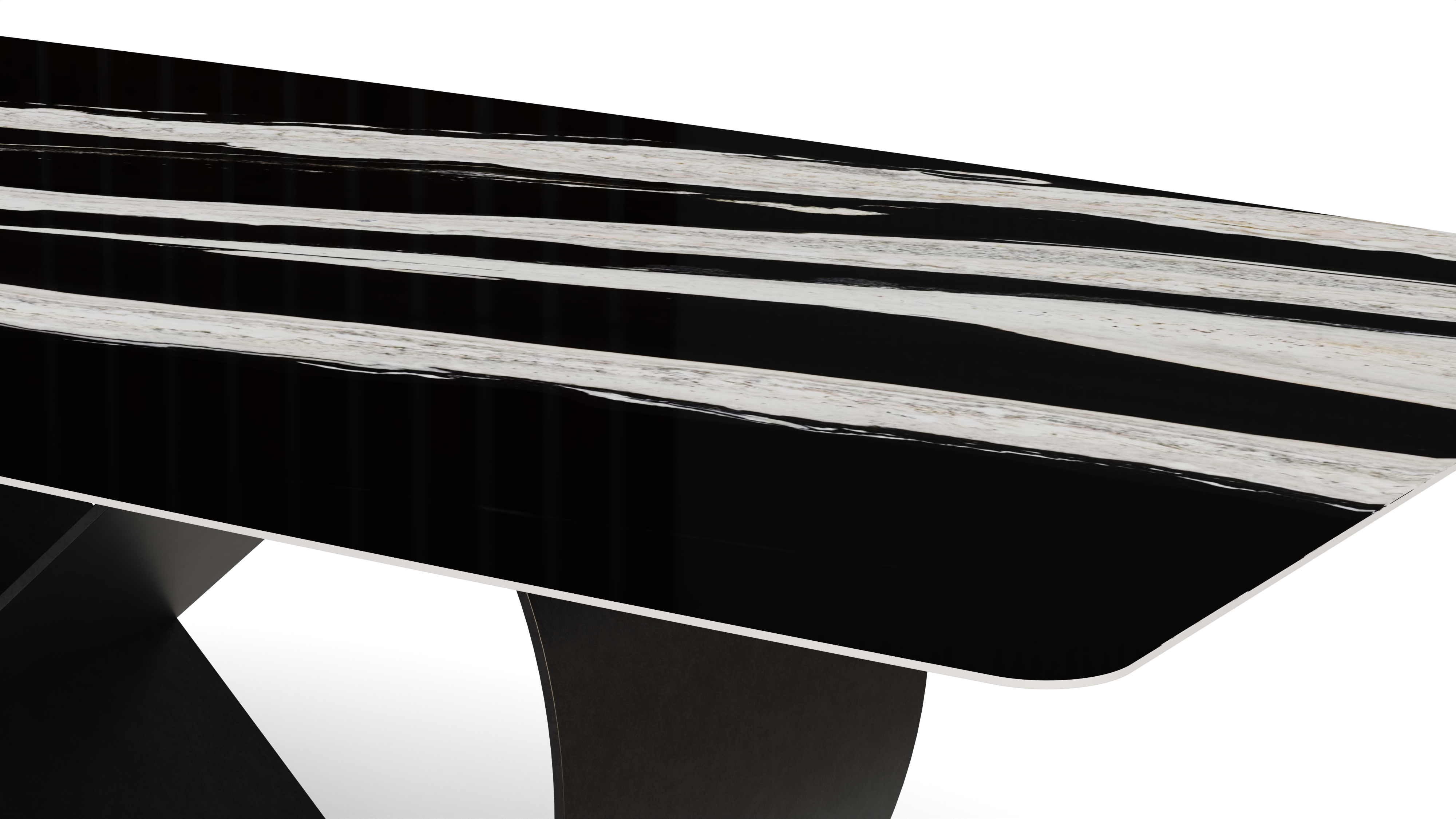 Astor Dining Table Black Infinity Base