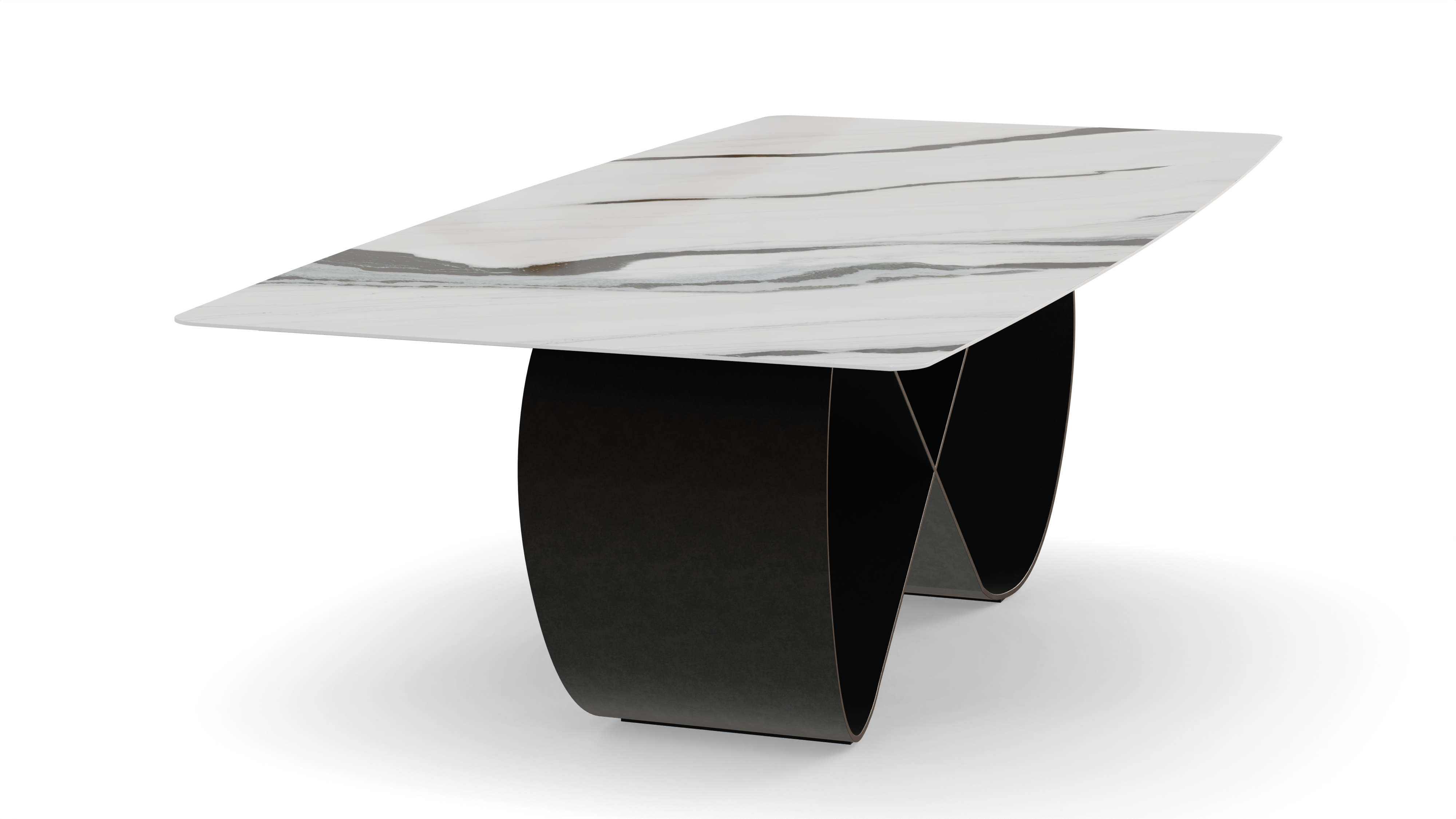Astor Dining Table White Infinity Base
